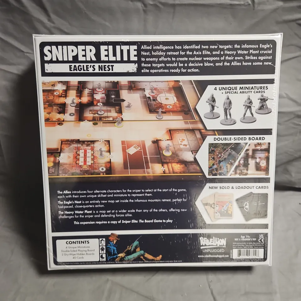 SEALED SNIPER ELITE: EAGLE'S NEST BOARD GAME 