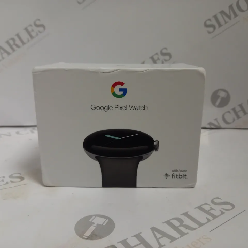 BOXED GOOGLE PIXEL WATCH WITH/AVEC FITBIT 