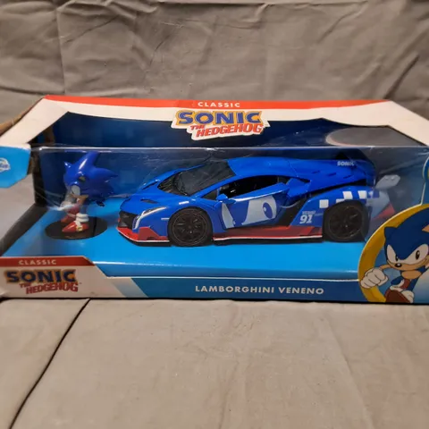 CLASSIC SONIC THE HEDGEHOG LAMBORGHINI VENENO
