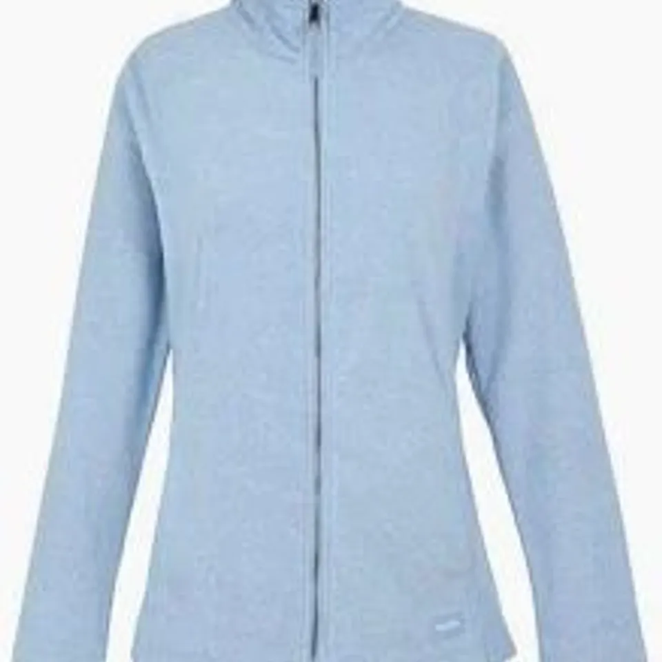 BRAND NEW REGATTA WOMENS MAYSE FULL ZIP FLEECE IN CHAMBRY BLUE MARL - UK 22