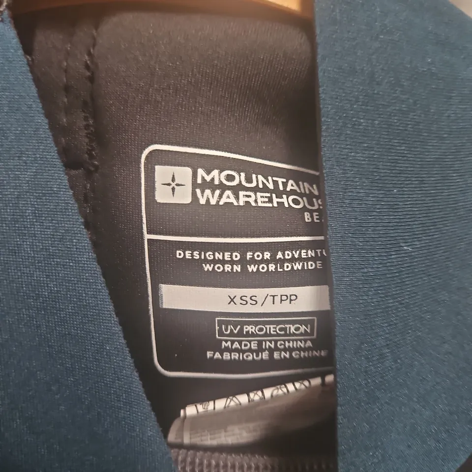MOUNTAIN WAREHOUSE SHORTY WETSUIT IN GREEN/GREY - XXS