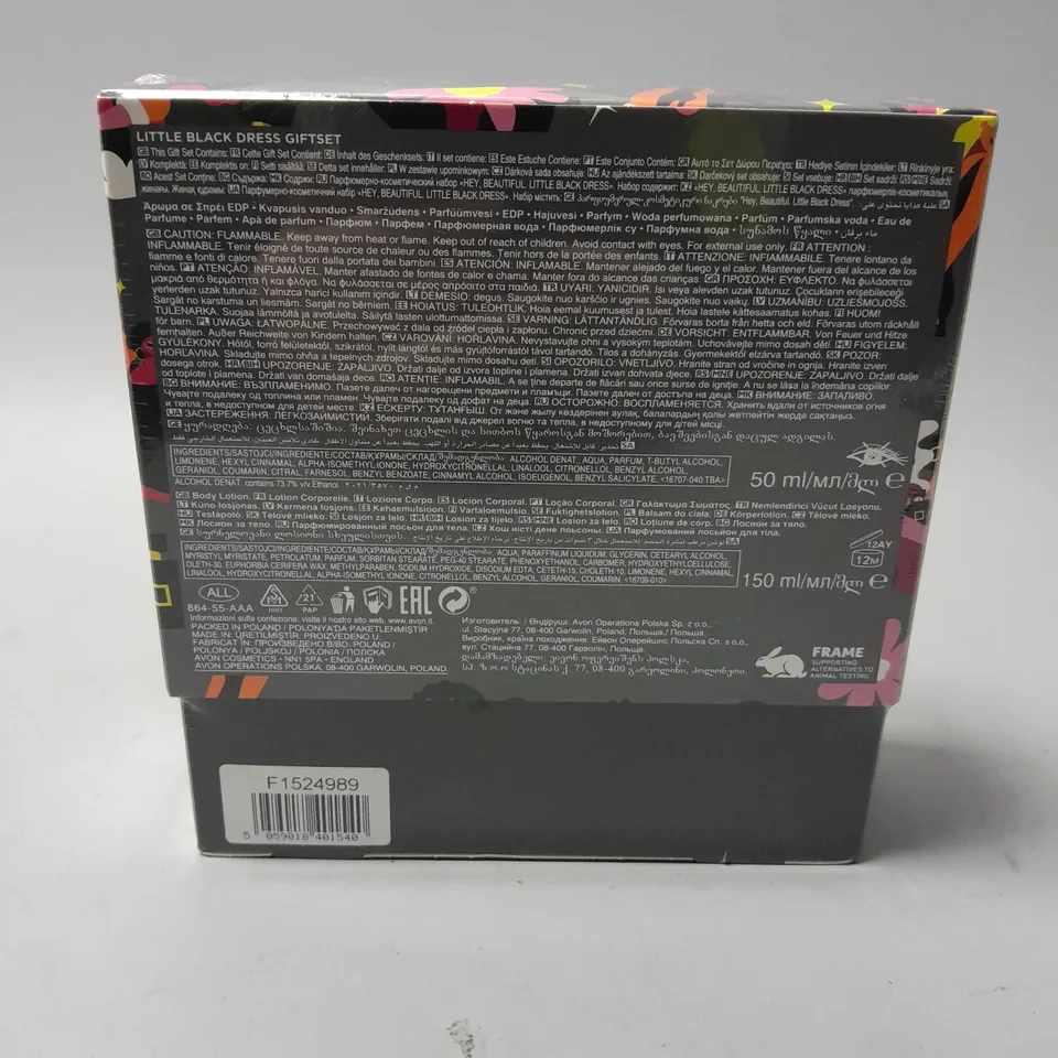 SEALED AVON LITTLE BLACK DRESS GIFTSET