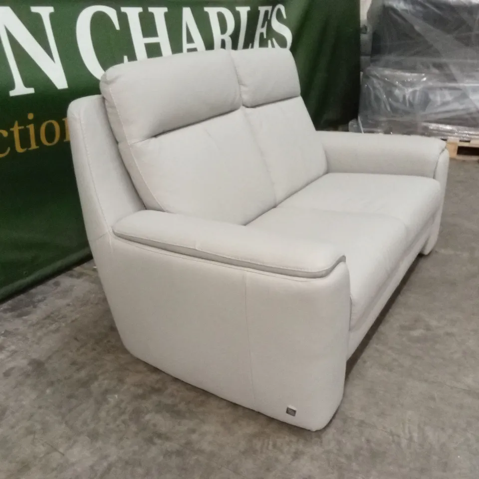 QUALITY DESIGNER ITALIAN MADE GIORGIA 2 SEATER LEATHER SOFA