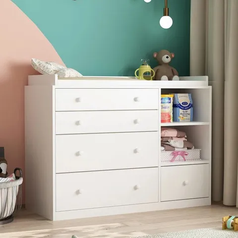 BOXED MAMIE CHANGING TABLE DRESSER (2 BOXES)