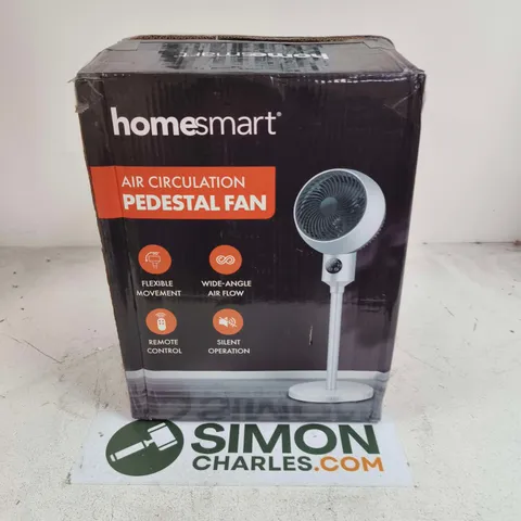 HOMESMART AIR CIRCULATION PEDESTAL FAN – BOXED
