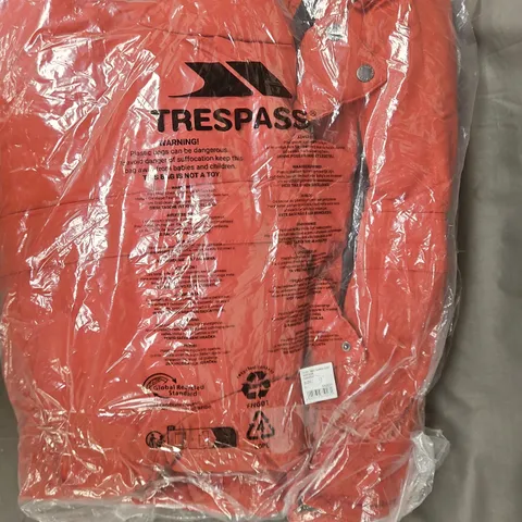 BAGGED TRESPESS COLTER FEMALE RAINWEAR JACKET IN BURNT SIENNA SIZE LARGE