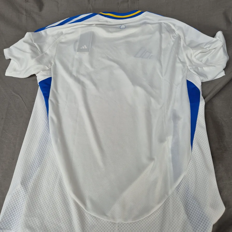 ADIDAS LEEDS UNITED HOME JERSEY - UK LARGE