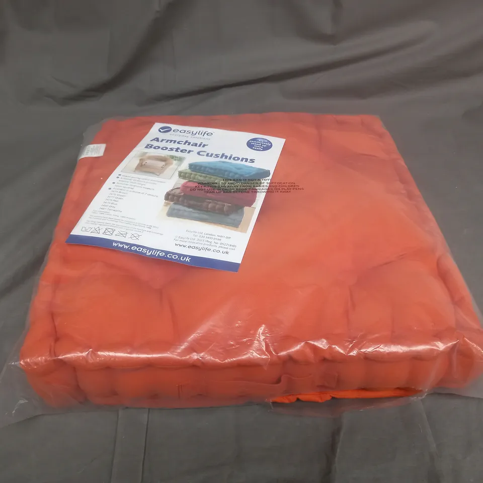 EASYLIFE ORANGE ARMCHAIR BOOSTER CUSHION