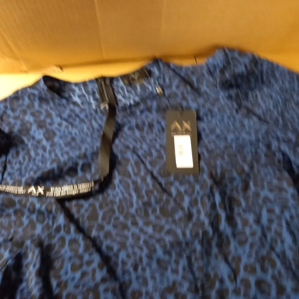 AX PARIS BLUE ANIMAL PRINT DRESS - 14