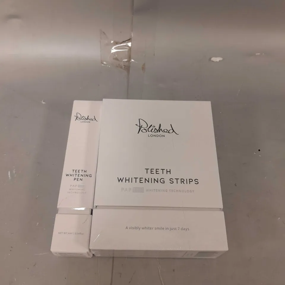 POLISHED LONDON TEETH WHITENING STRIPS 28 DAY PLAN 