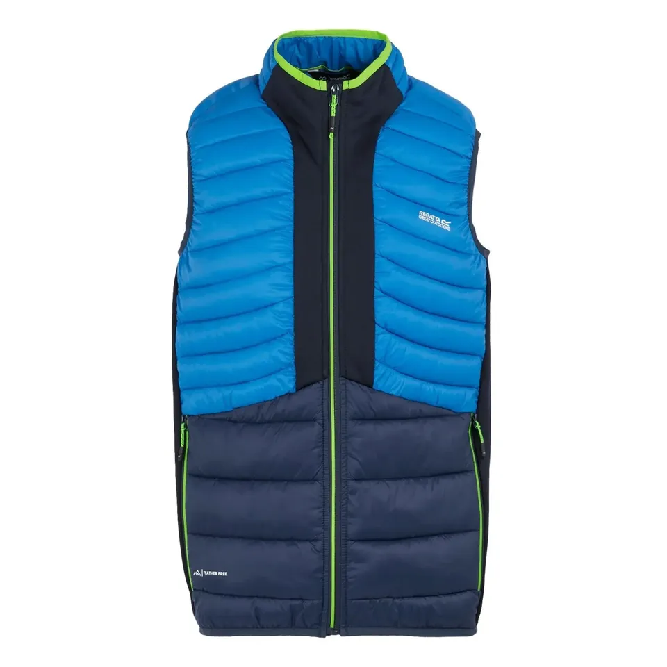 BRAND NEW REGATTA 'S LEEDRE HYBRID PUFFER VEST OLYMPIAN BLUE SIZE XXXL