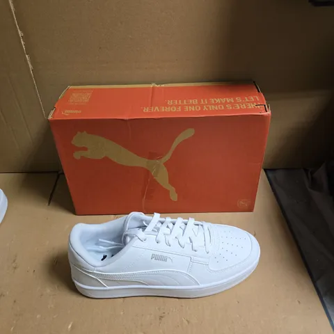 PUMA WHITE SNEAKERS – BOXED - UK SIZE 10