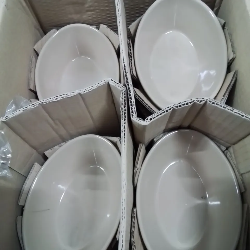 BOX CONTAINING APPROXIMATELY 8 PIE DISHES