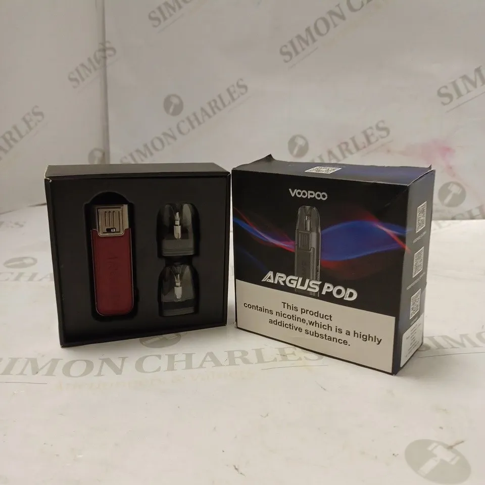BOXED VOOPOO ARGUS POD - RED.