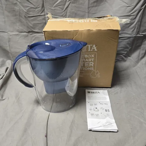 BRITA WATER FILTER PITCHER – BLUE LID, TRANSPARENT BODY
