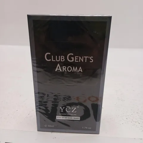 BOXED AND SEALED CLUB GENT'S AROMA YCZ CHARM UNFOLDS NATURAL PERFUME SPRAY 50ML
