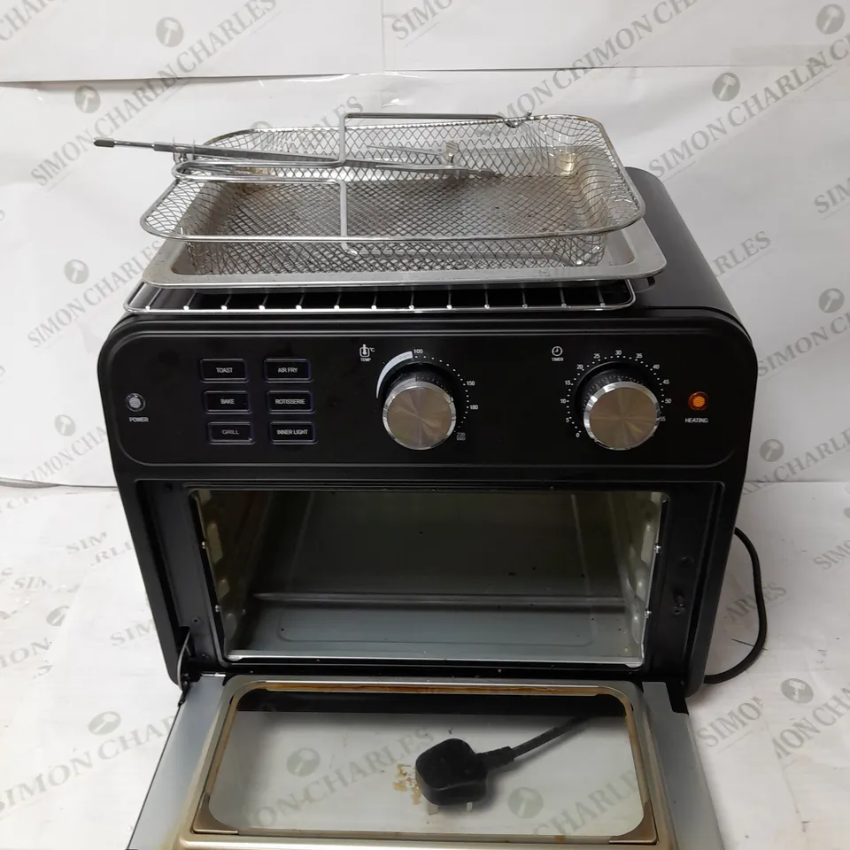 COOK'S ESSENTIAL 21-LITRE AIRFRYER OVEN IN BLACK