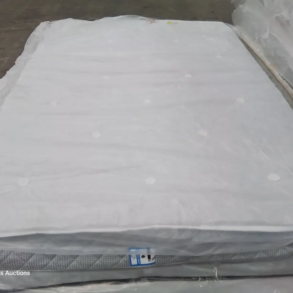 BAGGED 4'6" DOUBLE MEMORY FOAM OPEN COIL MATTRESS 