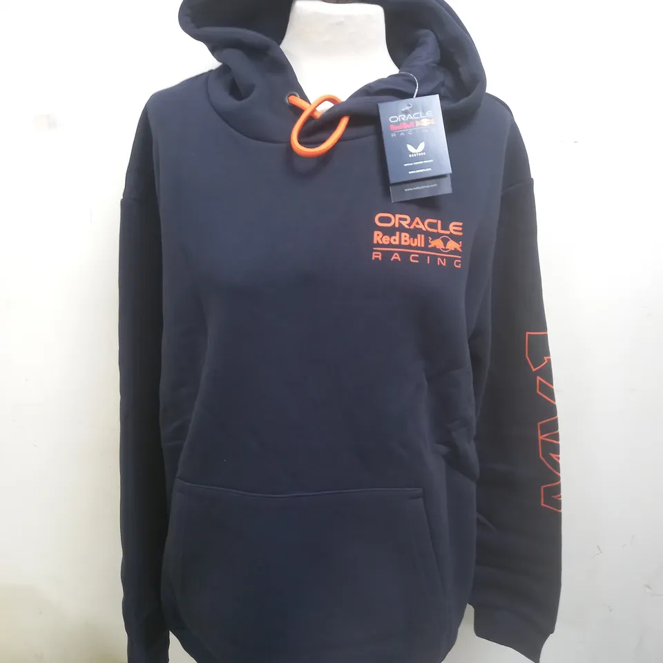 CASTOE ORACLE RED BULL DRIVER HOODIE IN NAVY - 2XL