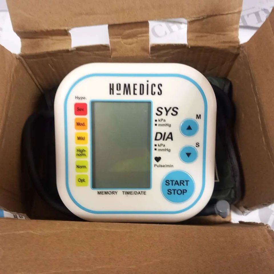 BOXED HOMEDICS AUTOMATIC BLOOD PRESSURE MONITOR 