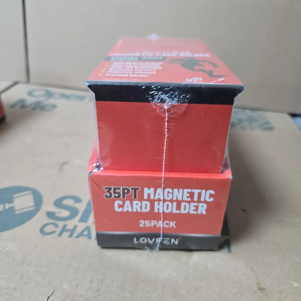 LOVEN MAGNETIC CARD HOLDER – HOLDS 35PT CARDS, 25-PACK