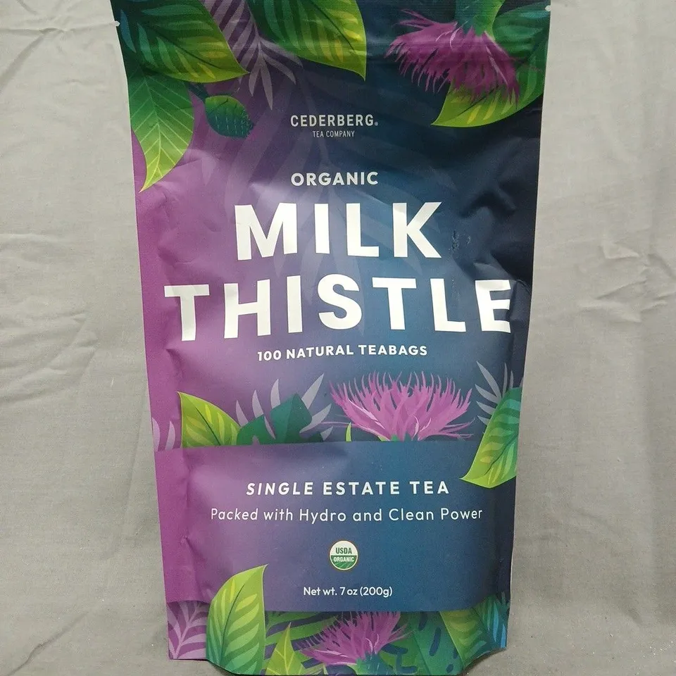 CEDERBERG ORGANIC MILK THISTLE TEA (100 NATURAL TEABAGS)