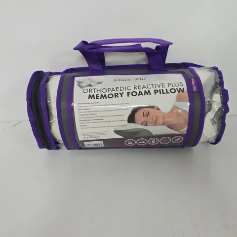ORTHOPAEDIC REACTIVE PLUS MEMORY FOAM PILLOW – PURPLE