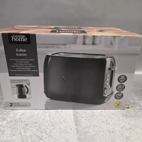 SEALED 2-SLICE TOASTER IN BLACK