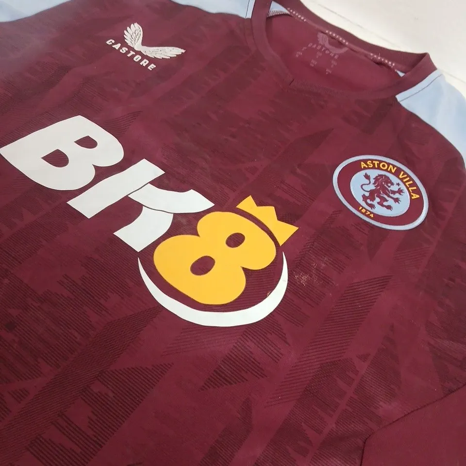 ASTON VILLA FC CASTORE JERSEY – BAILEY 31 (MAROON/LIGHT BLUE)