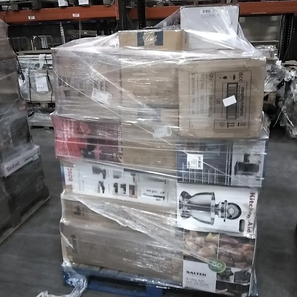 PALLET OF APPROXIMATELY 28 UNPROCESSED RAW RETURN HOUSEHOLD AND ELECTRICAL GOODS TO INCLUDE;