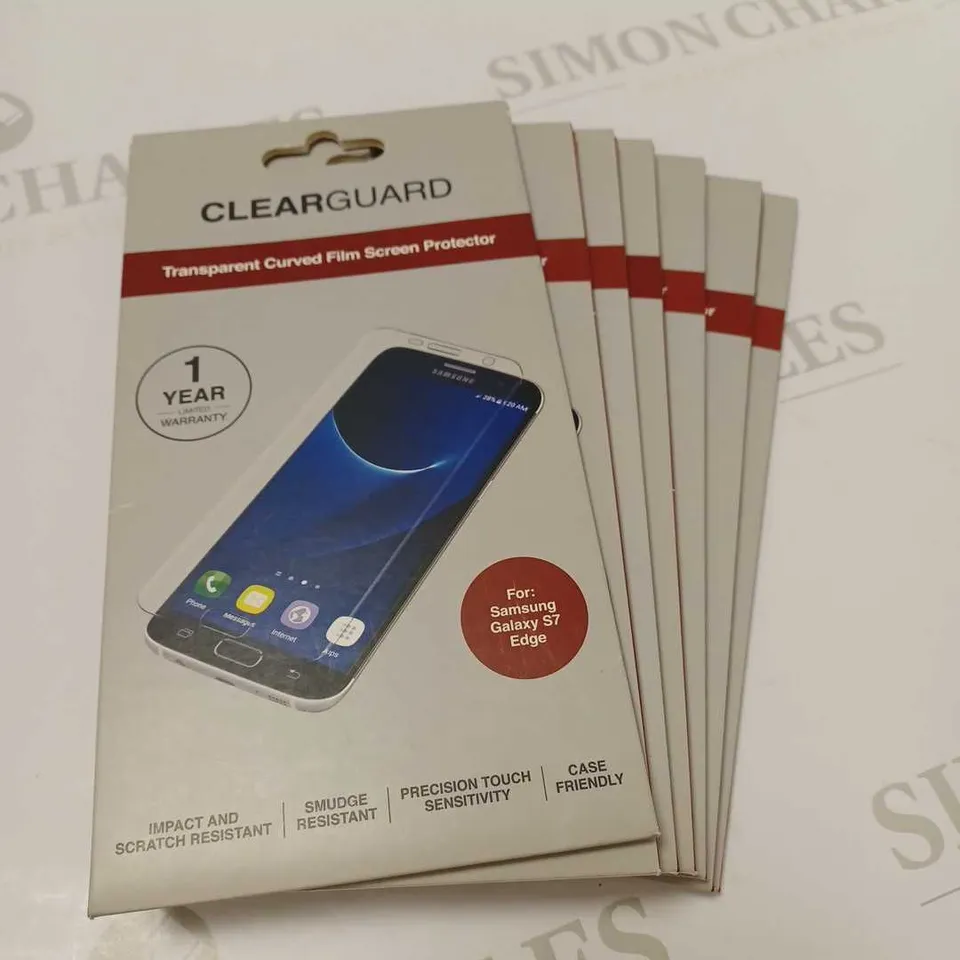 LOT OF SEVEN SCREEN PROTECTORS FOR SAMSUNG GALAXY S7 EDGE