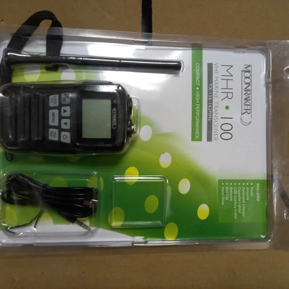 MHR-100 VHF 156-162MHZ MARINE TRANSCEIVER