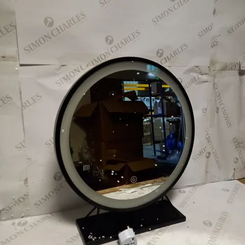 ROUND LIGHT UP BEDROOM MIRROR