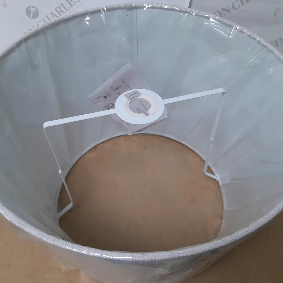 LAURA ASHLEY BACALL 16" SHADE IN SILVER