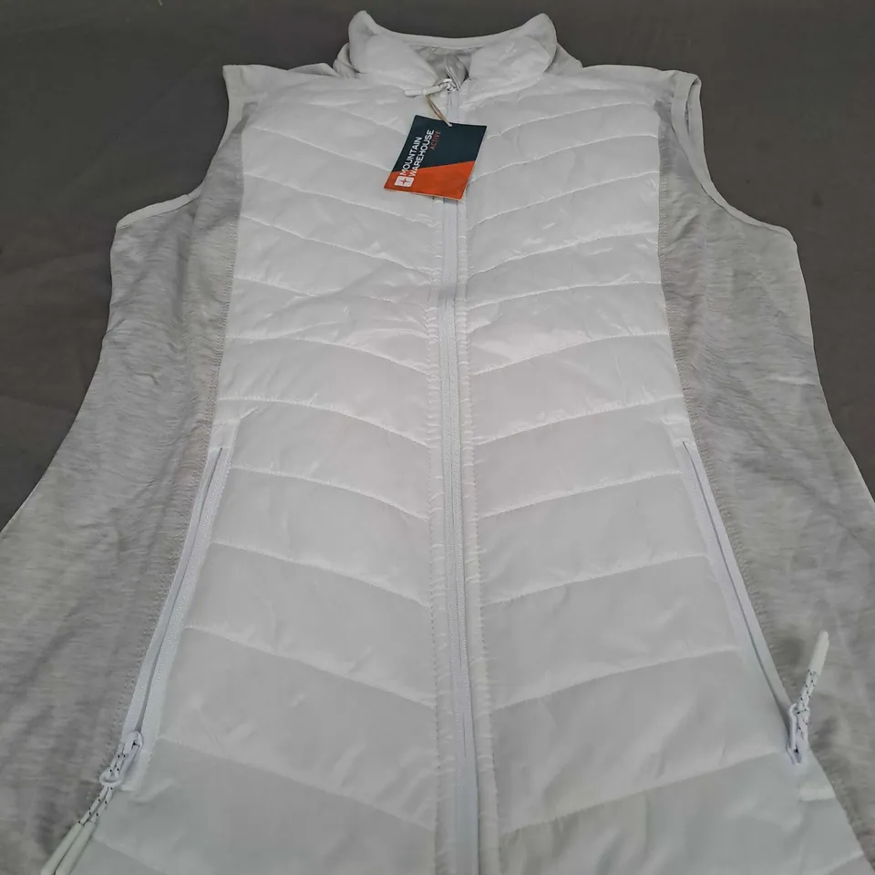 MOUNTAIN WAREHOUSE ACTIVE WHITE GILET - UK 10