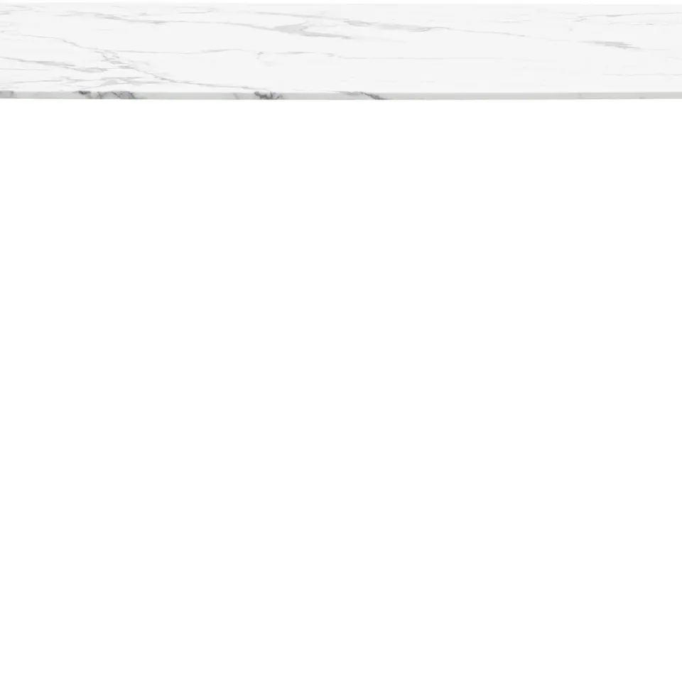 BOXED GALLERY DIRECT EVANS DINING TABLE WHITE EFFECT (2 BOXES)