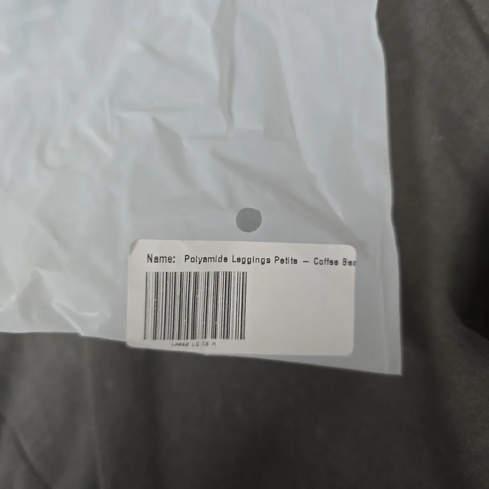 LOUNGE POLYAMIDE LEGGINGS – COFFEE – SIZE M (PETITE) – NYLON/SPANDEX