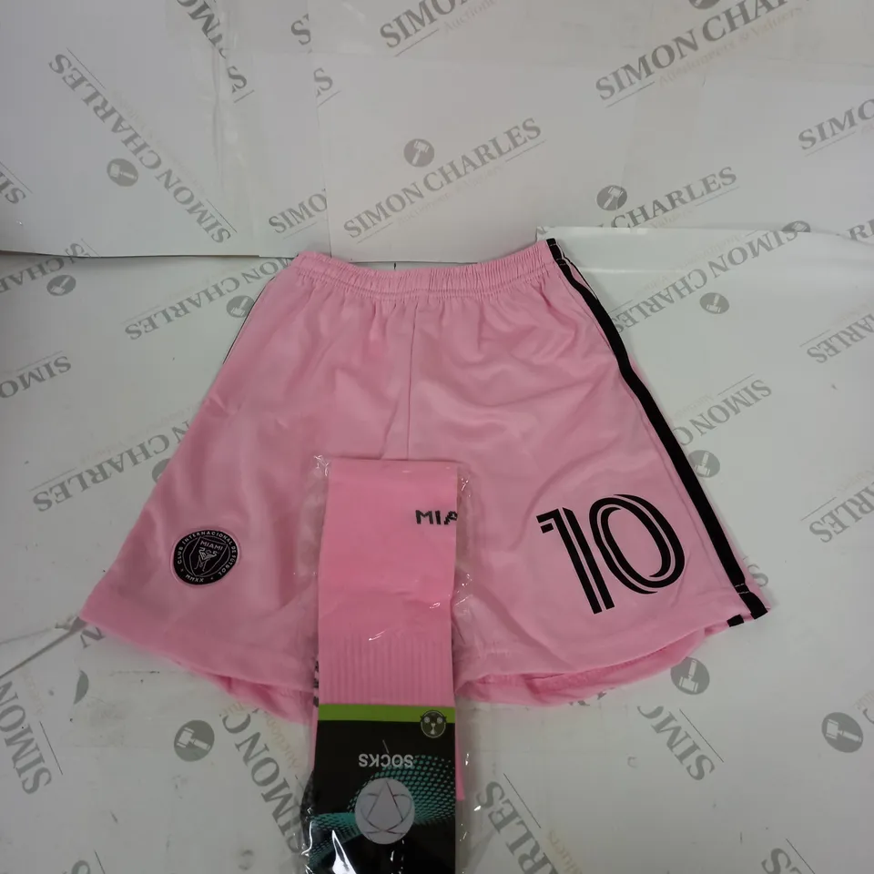 INTER MIAMI FC HOME KIT WITH MESSI 10 SIZE 24