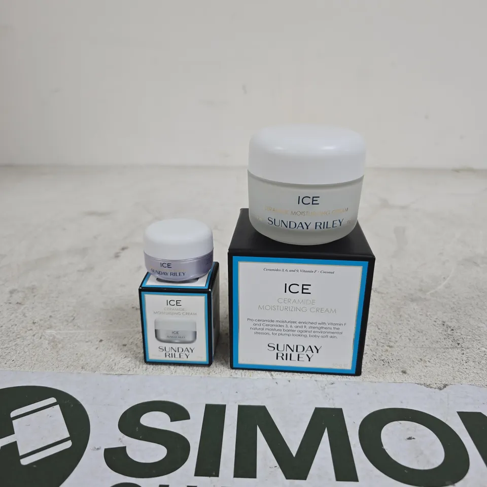 SUNDAY RILEY ICE CERAMIDE MOISTURISING CREAM HOME & AWAY