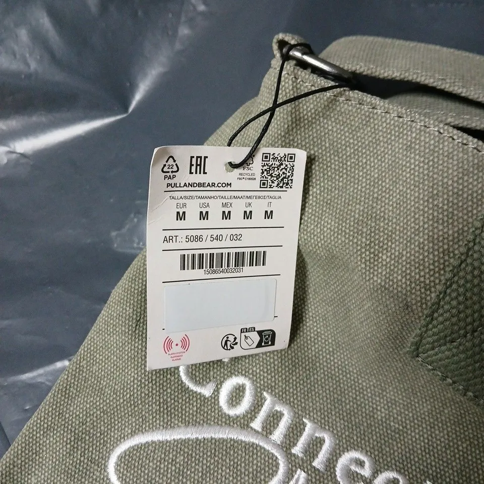 PULL AND BEAR "CONNECTING MUSIC AND STREETS" MEDIUM TOTE BAG 