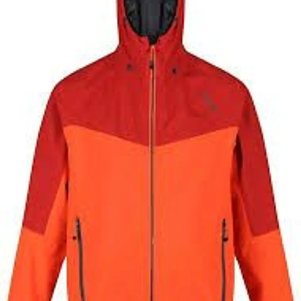 BRAND NEW REGATTA IMBER FULL ZIP JACKET IN MAGMA/ORANGE - UK M