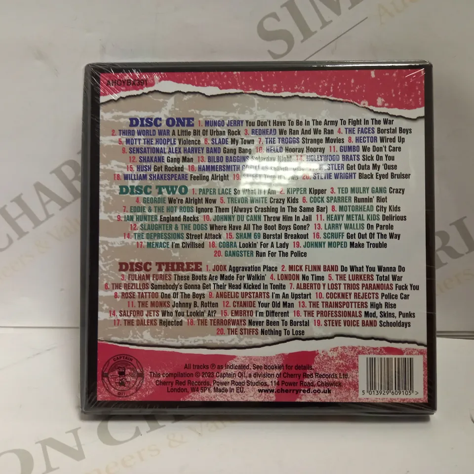 SEALED WHERE HAVE ALL THE BOOTBOYS GONE? A CELEBRATION OF YOB ROCK, 3CD CLAMSHELL BOX
