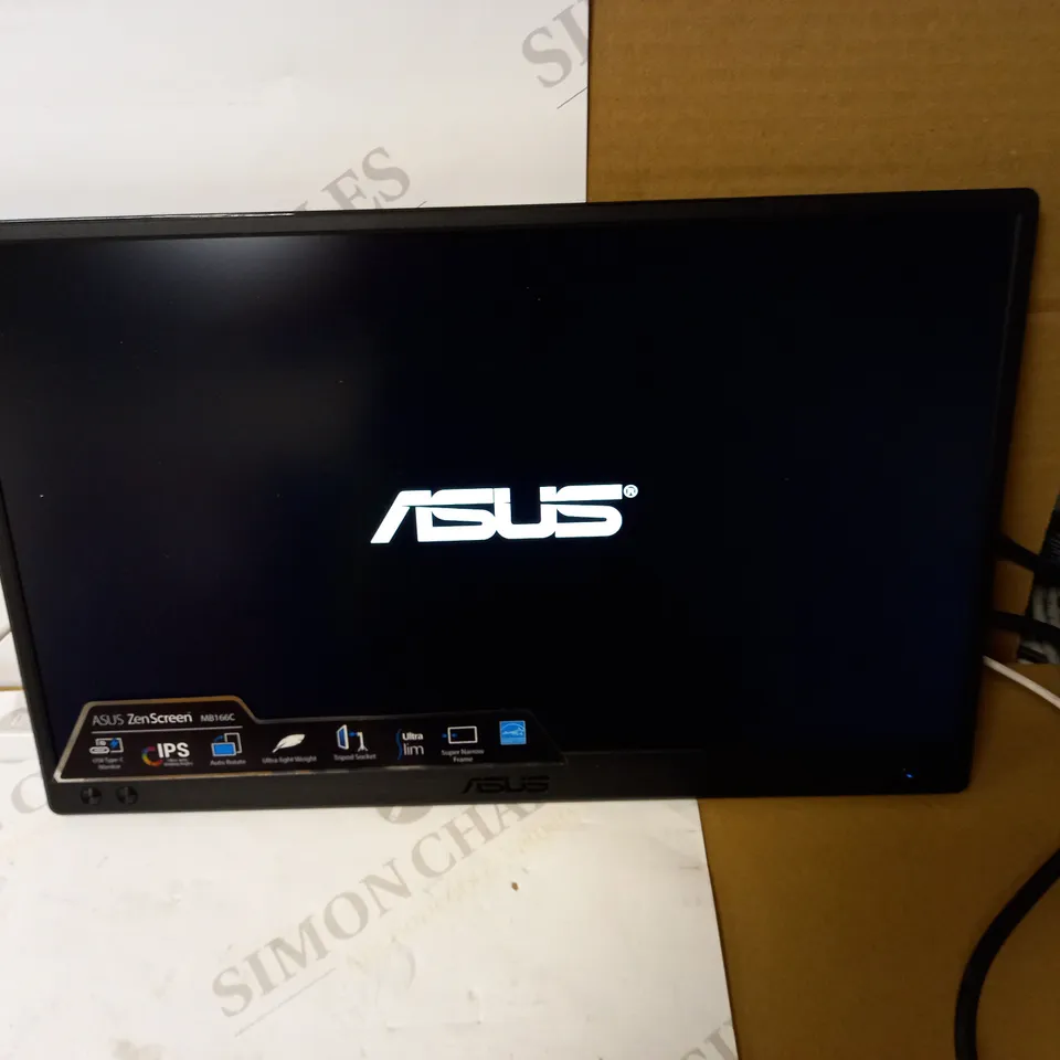 ASUS ZENSCREEN MB166C 15.6 INCH 1080P PORTABLE USB MONITOR