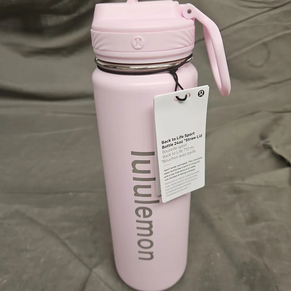 LULULEMON BACK TO LIFE SPORT BOTTLE 24OZ STRAW LID 