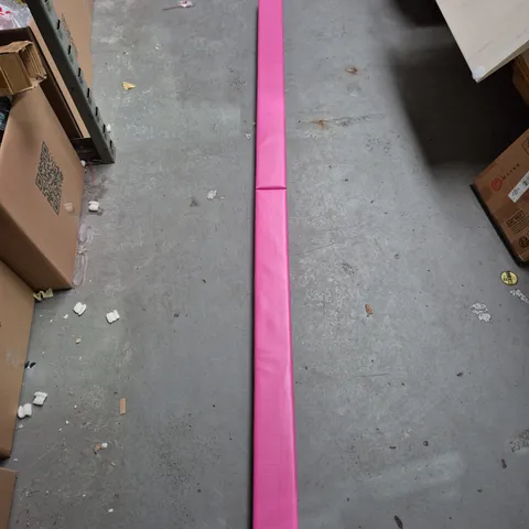 PINK FOLDING GYMNASTICS BALANCE BEAM