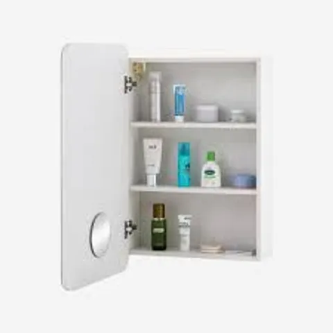 BOXED BATHROOM STORAGE CABINET WITH MIRROR