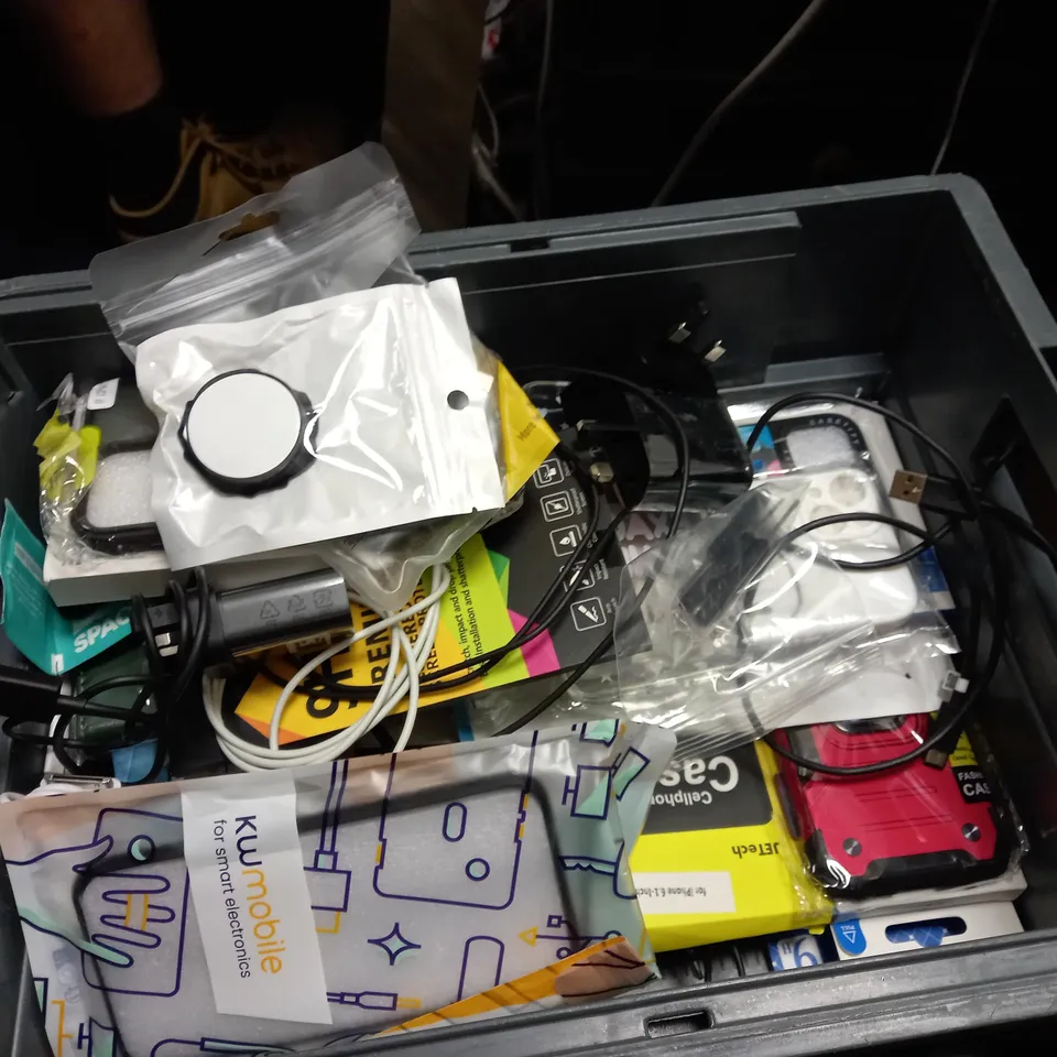 BOX TO INCLUDE PHONE CASES, SCREEN PROTECTORS AND CHARGING WIRES