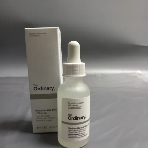 BOXED THE ORDINARY NIACINAMIDE 10% AND ZINC 1% SOLUTION 30ML