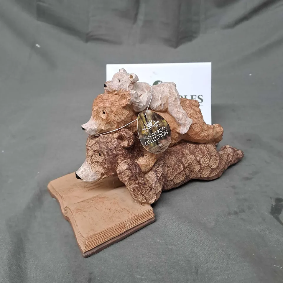BOXED LEONARDO COLLECTION BEAR DECORATION