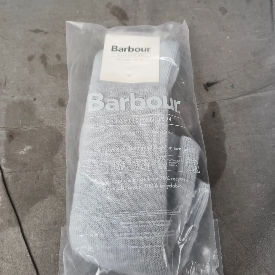 BARBOUR GREY SOCKS 